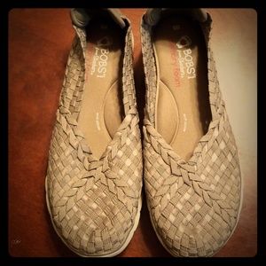 Woven Gray Bob's from Skechers